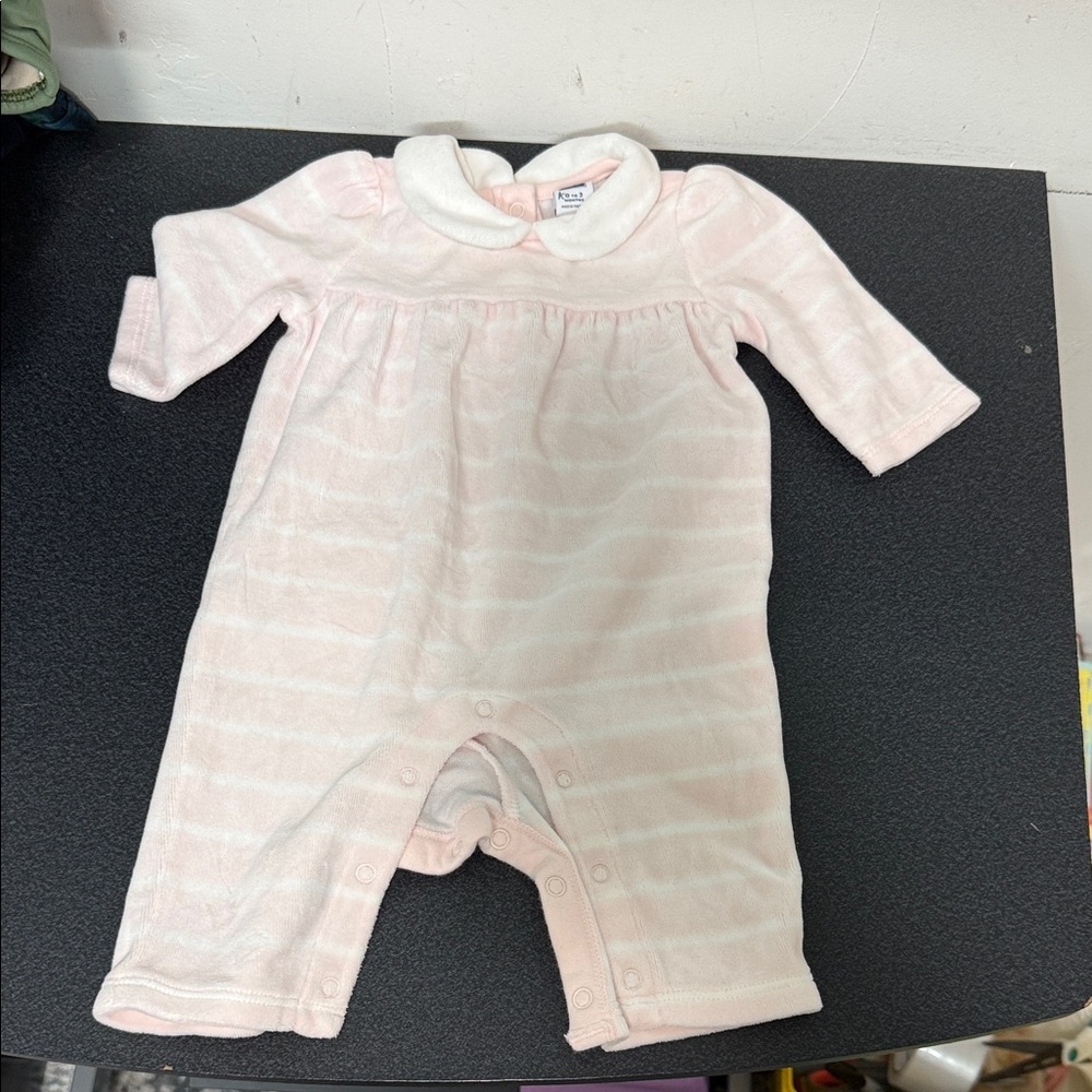 Janie and Jack Soft Pink Romper